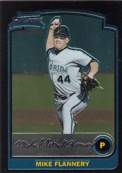 2003 Bowman Chrome #212 Mike Flannery Front
