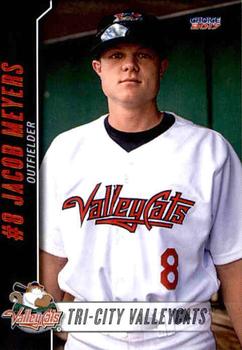 2017 Choice Tri-City ValleyCats #34 Jacob Meyers Front