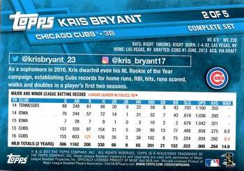 2017 Topps - Factory Set Bonus: All-Star Game #2 Kris Bryant Back