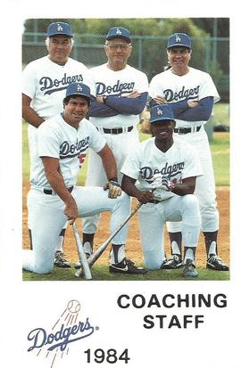 1984 Los Angeles Dodgers Police #NNO Coaches (Monty Basgall / Mark Cresse / Joe Amalfitano / Manny Mota) Front