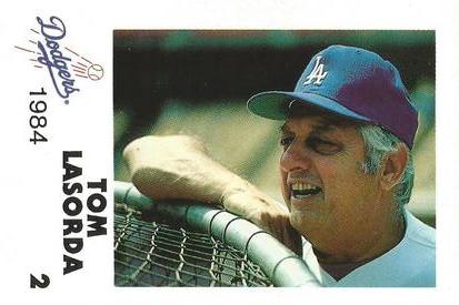 1984 Los Angeles Dodgers Police #NNO Tom Lasorda Front