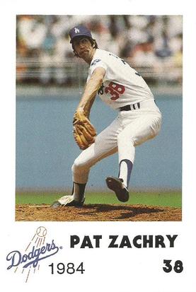 1984 Los Angeles Dodgers Police #NNO Pat Zachry Front