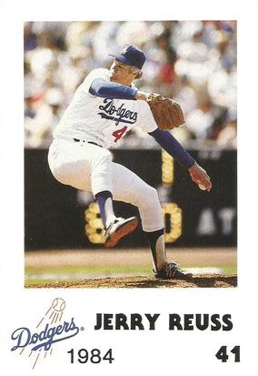 1984 Los Angeles Dodgers Police #NNO Jerry Reuss Front