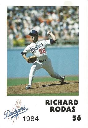 1984 Los Angeles Dodgers Police #NNO Richard Rodas Front