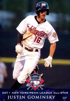 2011 Grandstand New York-Penn League All-Stars National League #NNO Justin Gominsky Front