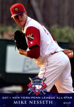 2011 Grandstand New York-Penn League All-Stars National League #NNO Mike Nesseth Front