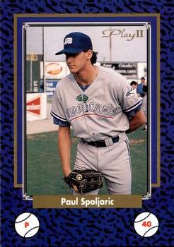 1993 Play II South Atlantic League All-Stars - Collector Series #14 Paul Spoljaric Front