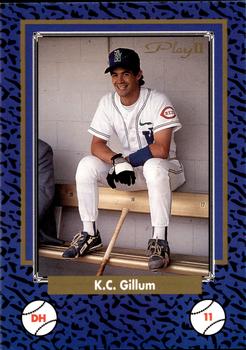 1993 Play II South Atlantic League All-Stars - Collector Series #17 K.C. Gillum Front