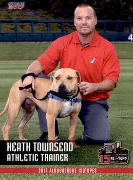 2017 Choice Albuquerque Isotopes #06 Heath Townsend Front