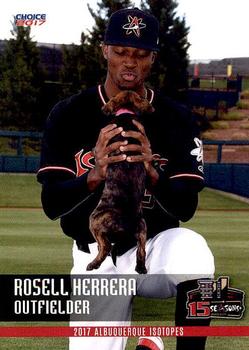 2017 Choice Albuquerque Isotopes #20 Rosell Herrera Front