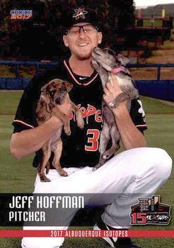 2017 Choice Albuquerque Isotopes #21 Jeff Hoffman Front