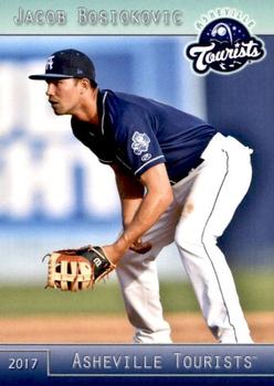 2017 Grandstand Asheville Tourists #NNO Jacob Bosiokovic Front