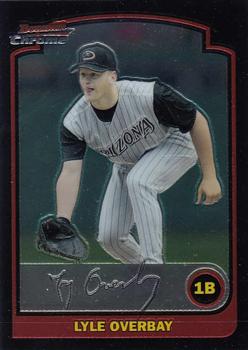 2003 Bowman Draft Picks & Prospects - Chrome #BDP13 Lyle Overbay Front