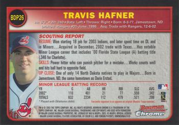 2003 Bowman Draft Picks & Prospects - Chrome #BDP26 Travis Hafner Back
