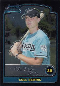 2003 Bowman Draft Picks & Prospects - Chrome #BDP67 Cole Seifrig Front