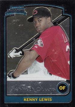 2003 Bowman Draft Picks & Prospects - Chrome #BDP86 Kenny Lewis Front