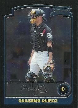 2003 Bowman Draft Picks & Prospects - Chrome #BDP153 Guillermo Quiroz Front