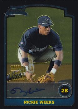 2003 Bowman Draft Picks & Prospects - Chrome #BDP172 Rickie Weeks Front