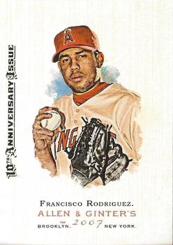 2015 Topps Allen & Ginter - 10th Anniversary Buybacks 2007 #88 Francisco Rodriguez Front