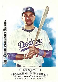 2015 Topps Allen & Ginter - 10th Anniversary Buybacks 2009 #69 James Loney Front