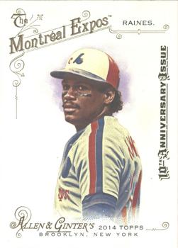 2015 Topps Allen & Ginter - 10th Anniversary Buybacks 2014 #272 Tim Raines Front