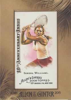 2015 Topps Allen & Ginter - 10th Anniversary Buybacks Framed Mini 2008 #249 Serena Williams Front
