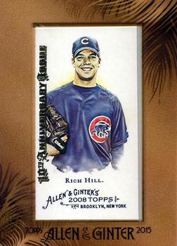 2015 Topps Allen & Ginter - 10th Anniversary Buybacks Framed Mini 2008 #226 Rich Hill Front