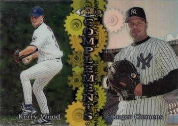 1999 Finest - Complements Refractor Right #C3 Kerry Wood / Roger Clemens Front