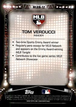 2017 Topps Update - MLB Network #MLBN-12 Tom Verducci Back