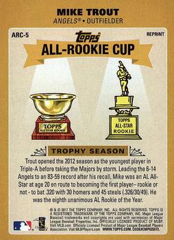 2017 Topps Update - Topps All-Rookie Cup #ARC-5 Mike Trout Back