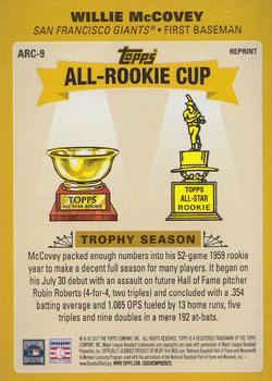 2017 Topps Update - Topps All-Rookie Cup #ARC-9 Willie McCovey Back