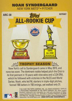 2017 Topps Update - Topps All-Rookie Cup #ARC-30 Noah Syndergaard Back
