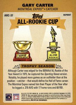 2017 Topps Update - Topps All-Rookie Cup #ARC-37 Gary Carter Back