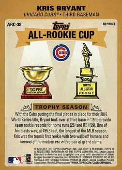 2017 Topps Update - Topps All-Rookie Cup #ARC-38 Kris Bryant Back