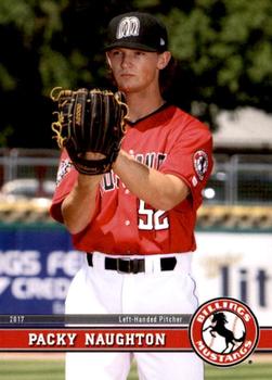 2017 Grandstand Billings Mustangs #NNO Packy Naughton Front