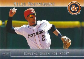 2017 Grandstand Bowling Green Hot Rods #NNO Miles Mastrobuoni Front