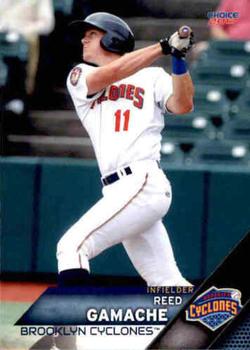 2017 Choice Brooklyn Cyclones #14 Reed Gamache Front
