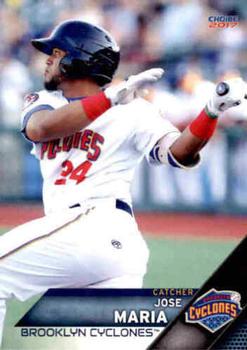 2017 Choice Brooklyn Cyclones #19 Jose Maria Front