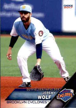 2017 Choice Brooklyn Cyclones #34 Jeremy Wolf Front