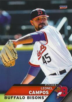 2017 Choice Buffalo Bisons #05 Leonel Campos Front