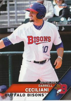 2017 Choice Buffalo Bisons #06 Darrell Ceciliani Front