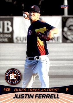 2017 Choice Buies Creek Astros #06 Justin Ferrell Front