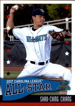 2017 Choice Carolina League All-Stars #15 Shao-Ching Chiang Front