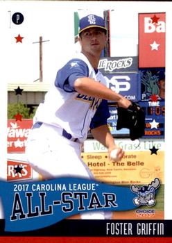 2017 Choice Carolina League All-Stars #19 Foster Griffin Front