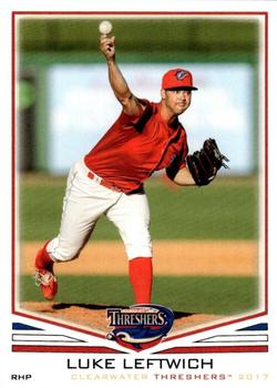2017 Grandstand Clearwater Threshers #NNO Luke Leftwich Front