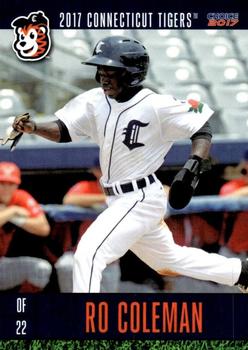 2017 Choice Connecticut Tigers #08 Ro Coleman Front