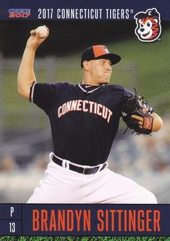 2017 Choice Connecticut Tigers #29 Brandyn Sittinger Front