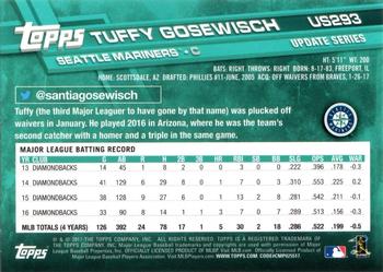 2017 Topps Update - Rainbow Foil #US293 Tuffy Gosewisch Back