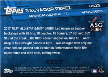 2017 Topps Update - Gold #US33 Salvador Perez Back