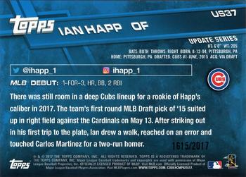 2017 Topps Update - Gold #US37 Ian Happ Back